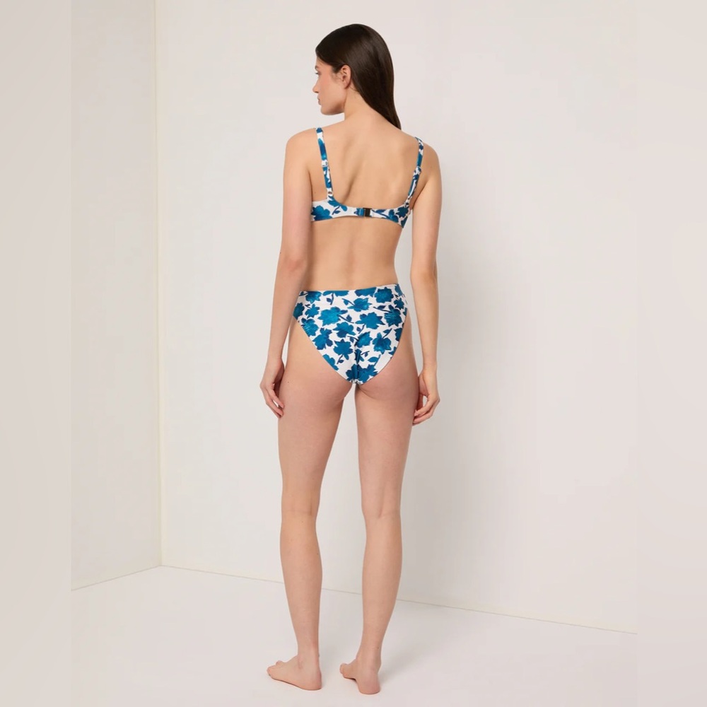 Onia Floral Print High Rise Bikini Set - Picture 4 of 8